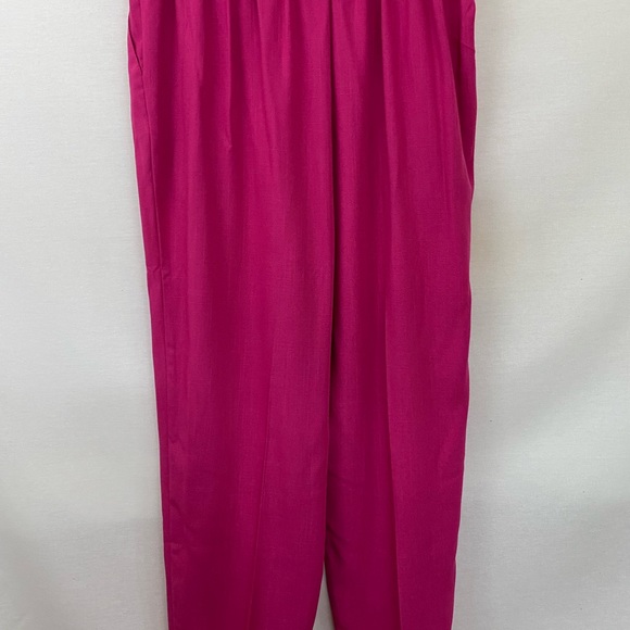 Alfred Dunner PLUS SIZE 20 Pink Belted Pants C-61 - Picture 6 of 11